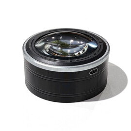 Apache Magnus Quad Vision Lens, hoogwaardige aluminium loep met 4 maal vergroting en LED verlichting